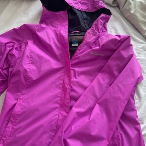 Columbia waterproof rain jacket.  Size M.